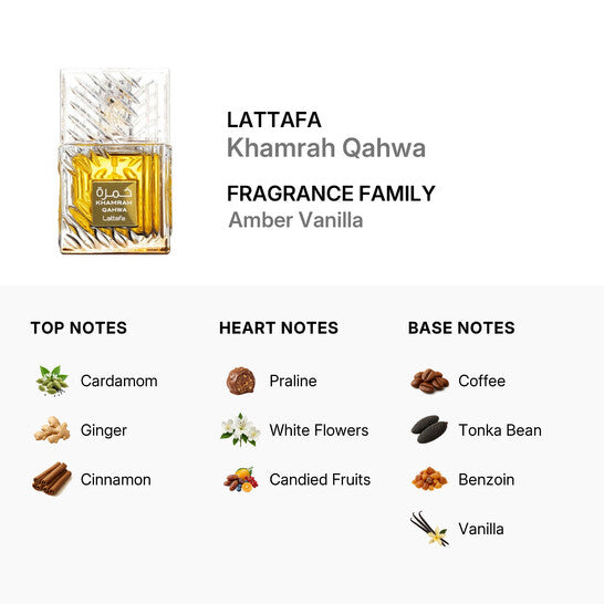 Lattafa Khamrah Qahwa 3.4