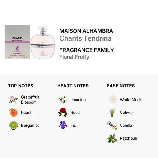Maison Alhambra Chants Tendrina 3.4 EDP