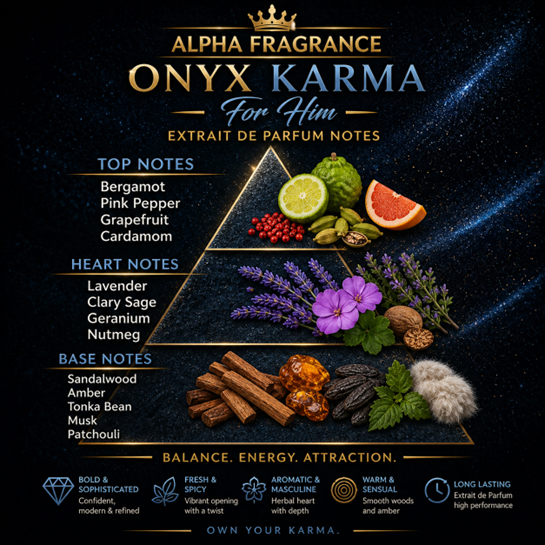 Onyx Karma for Him Parfum 3.4EDP