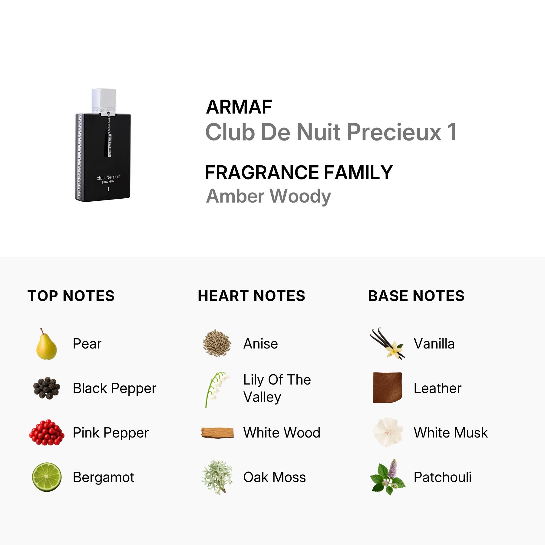 ARMF Club De Nuit Precieux 1 Extrait de Parfum 1.85oz