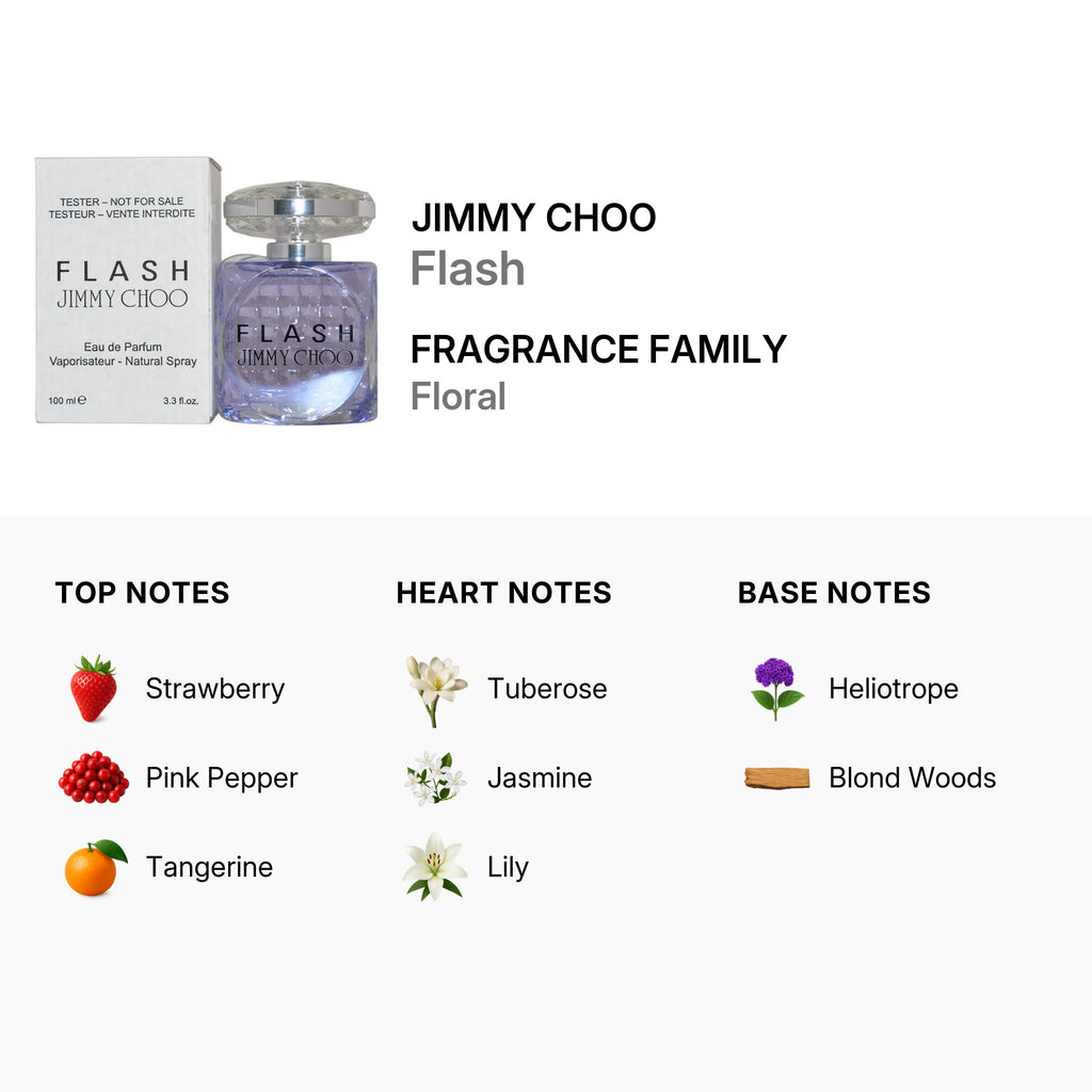 Jimmy Choo Ladies Flash EDP Spray 3.4 oz (Tester)